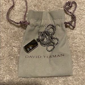 David Yurman dog tag necklace